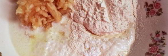 оладьи на молоке с яблоком