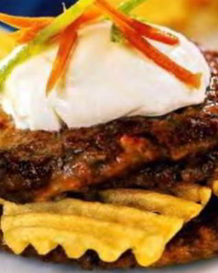 Оладьи печеночные с луком