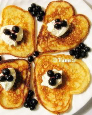 Оладьи по-итальянски с рикоттой и цедрой лимона