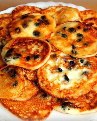 Оладьи с сухофруктами