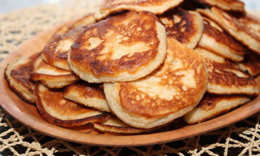 Рецепт оладий с яблоками