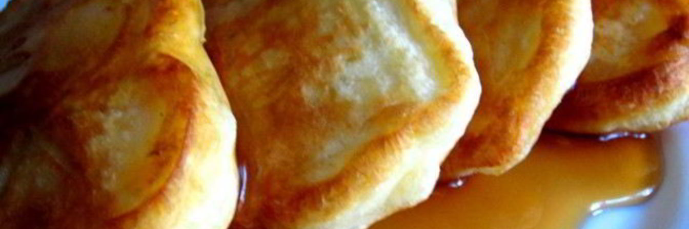 Оладьи с яблоком