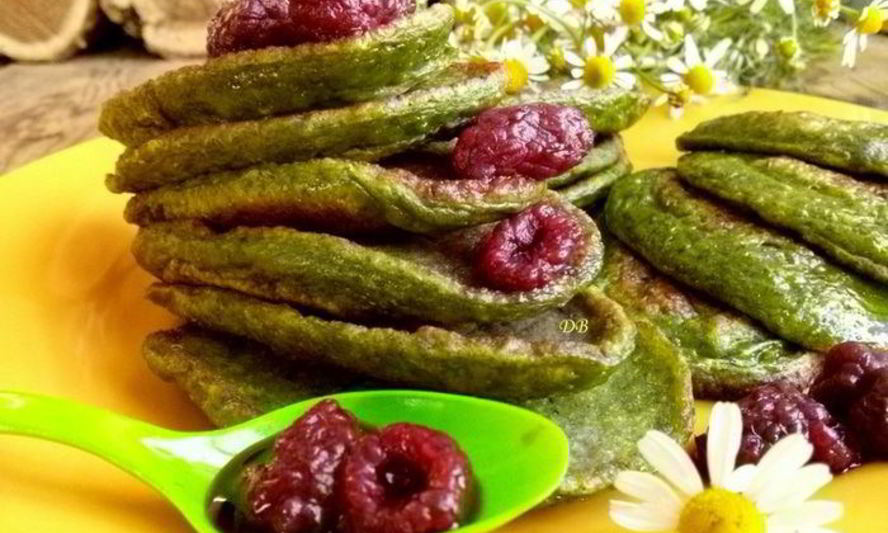 Рецепт оладий со шпинатом