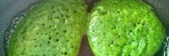 оладьи со шпинатом