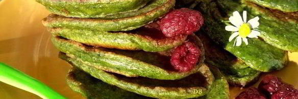 оладьи со шпинатом