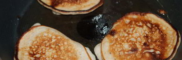 овсяные оладьи с кусочками шоколада