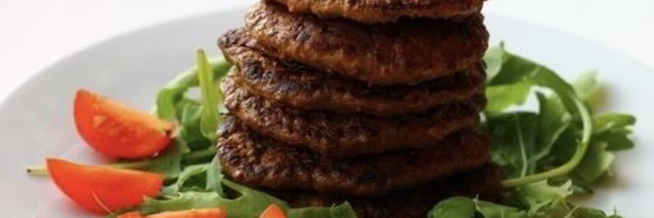 Печеночные оладьи с чесноком