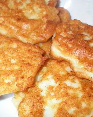 Простые рыбные оладьи