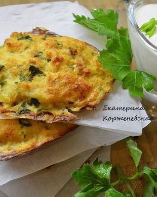 Рыбные оладушки с йогуртовым соусом