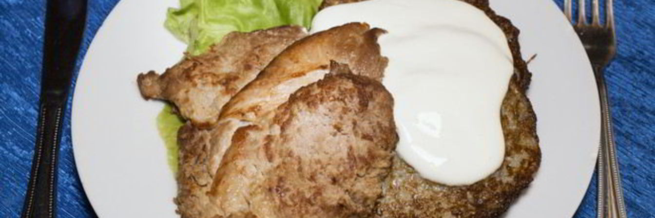 Свиные оладьи