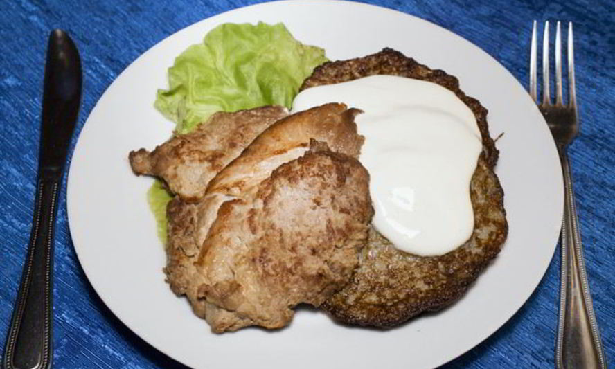 Рецепт свиных оладий