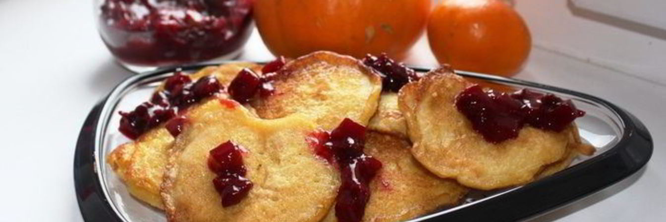 Тыквенные оладушки с медом