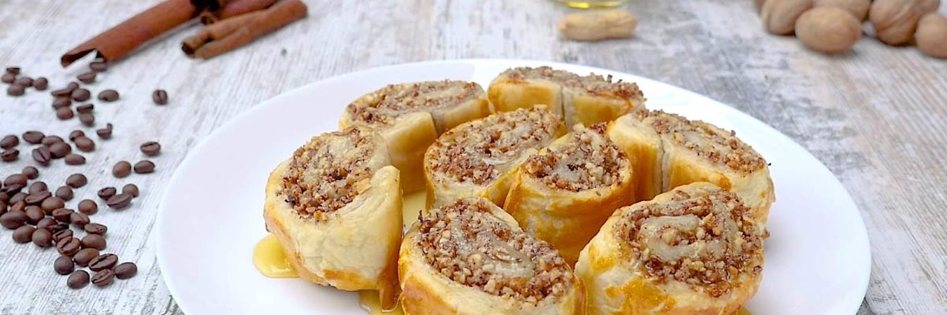 Ореховые рулетики по-египетски