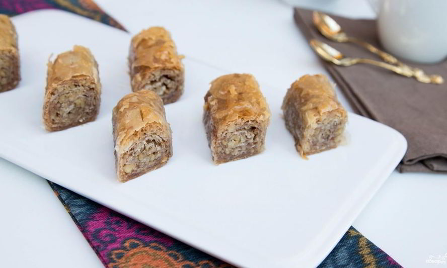 Рецепт пахлавы из фило