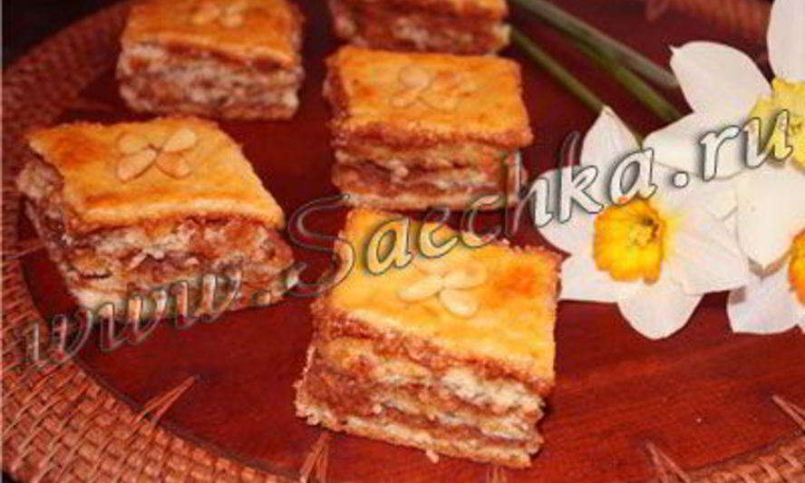 Рецепт пахлавы