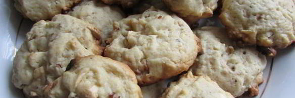 белое шоколадное печенье