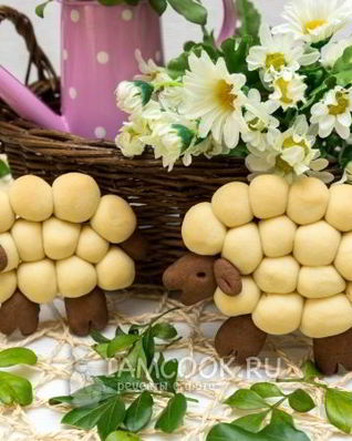 Детское печенье Барашки