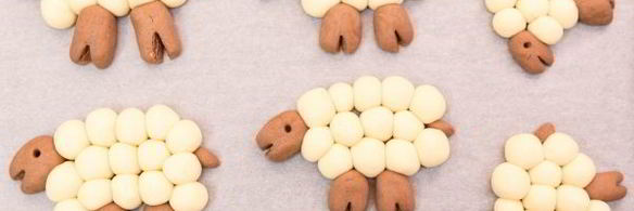 детское печенье барашки