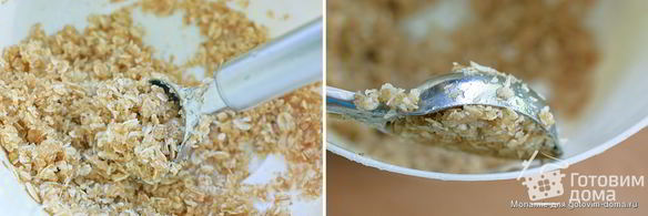 кокосовое и миндальное овсяное печенье