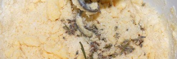 кокосовое печенье с лавандой