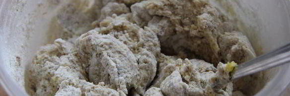 миндальное печенье с дольками лимона