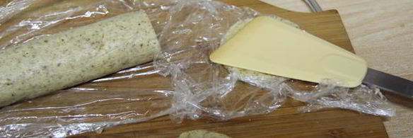 миндальное печенье с дольками лимона