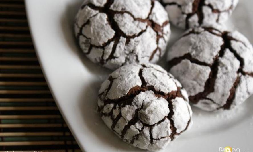 Рецепт мятного печенья шоколадные трещинки