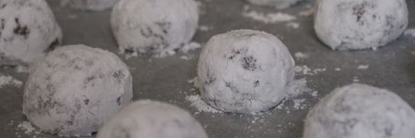 мятное печенье шоколадные трещинки