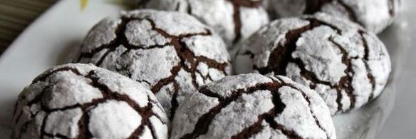 мятное печенье шоколадные трещинки