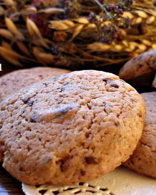 Нежное печенье с шоколадом