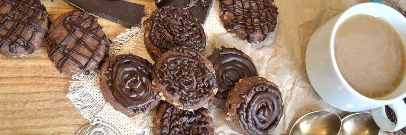 Ореховое печенье с шоколадом Артемон