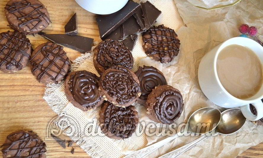 Рецепт орехового печенья с шоколадом артемон