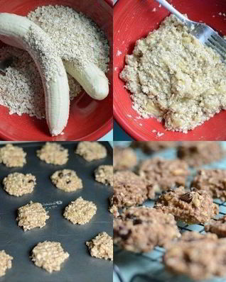 Овсяное печенье с бананом