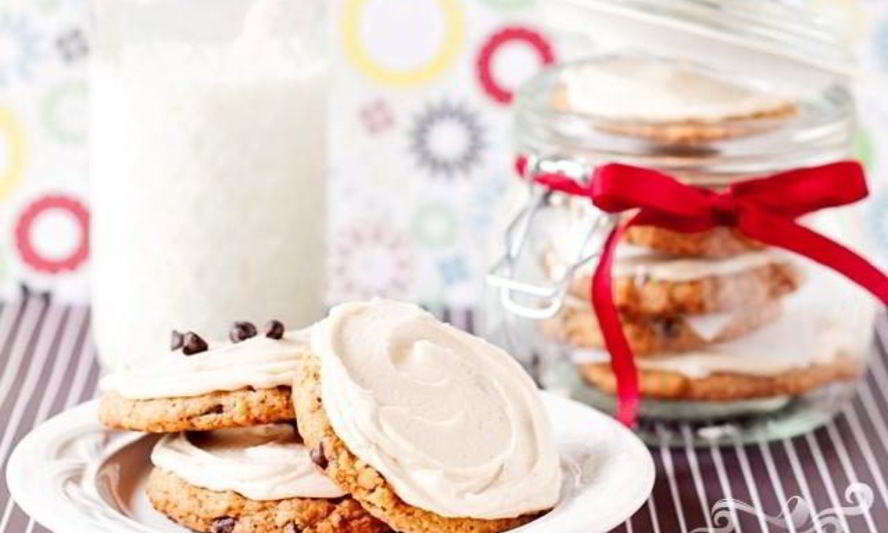 Рецепт овсяного печенья с кофейной глазурью