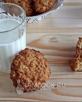 Печенье овсяное с медом