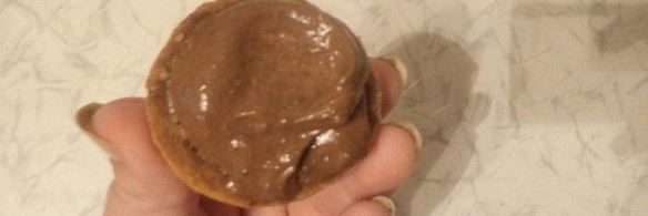 печенье с шоколадным кремом