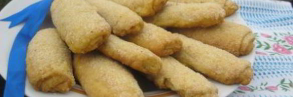 печенье творожные трубочки