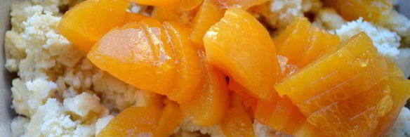 песочное печенье с абрикосами