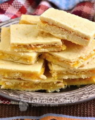 Песочное печенье с вареньем