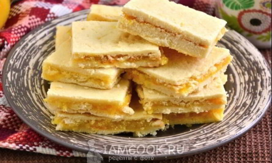 Рецепт песочного печенья с вареньем