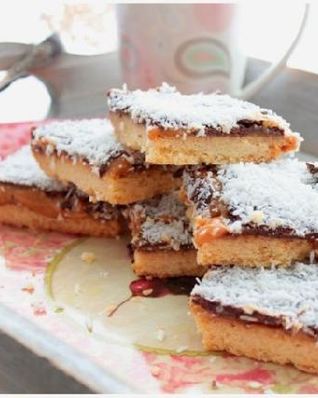 Песочное печенье со сгущенкой и шоколадом