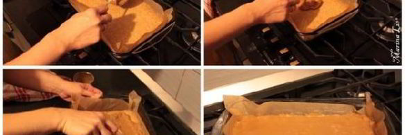 песочное печенье со сгущенкой и шоколадом