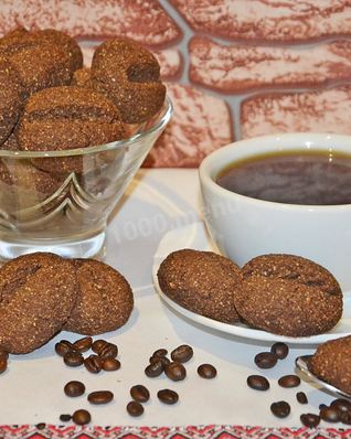 Постное печенье Кофейные зерна