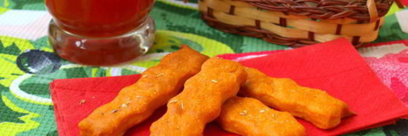 Постное томатное печенье