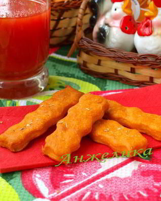 Постное томатное печенье