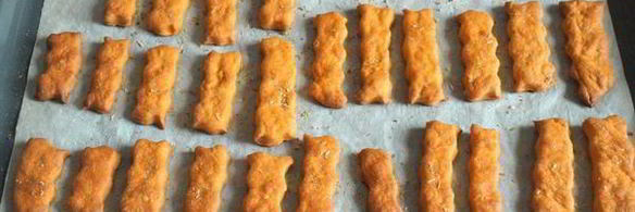 постное томатное печенье