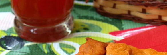 постное томатное печенье