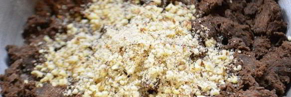 шоколадно-ореховое печенье с сюрпризом