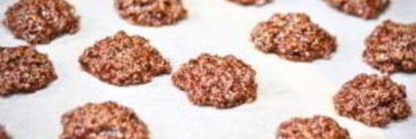 шоколадное печенье гнезда