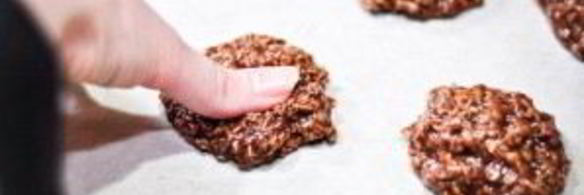 шоколадное печенье гнезда